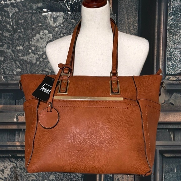 MIA K COLLECTION • MKF Delma Crossbody Tote Bag Handbag Purse Shoulder Satchel - Picture 8 of 8